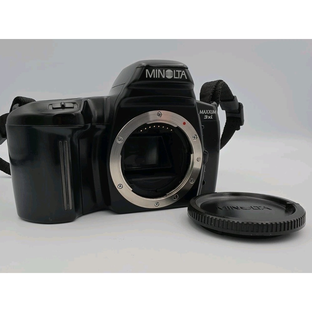 Minolta Maxxum 3Xi 35mm SLR Film Camera Body Only A-Type Mount Untested W/Cap
